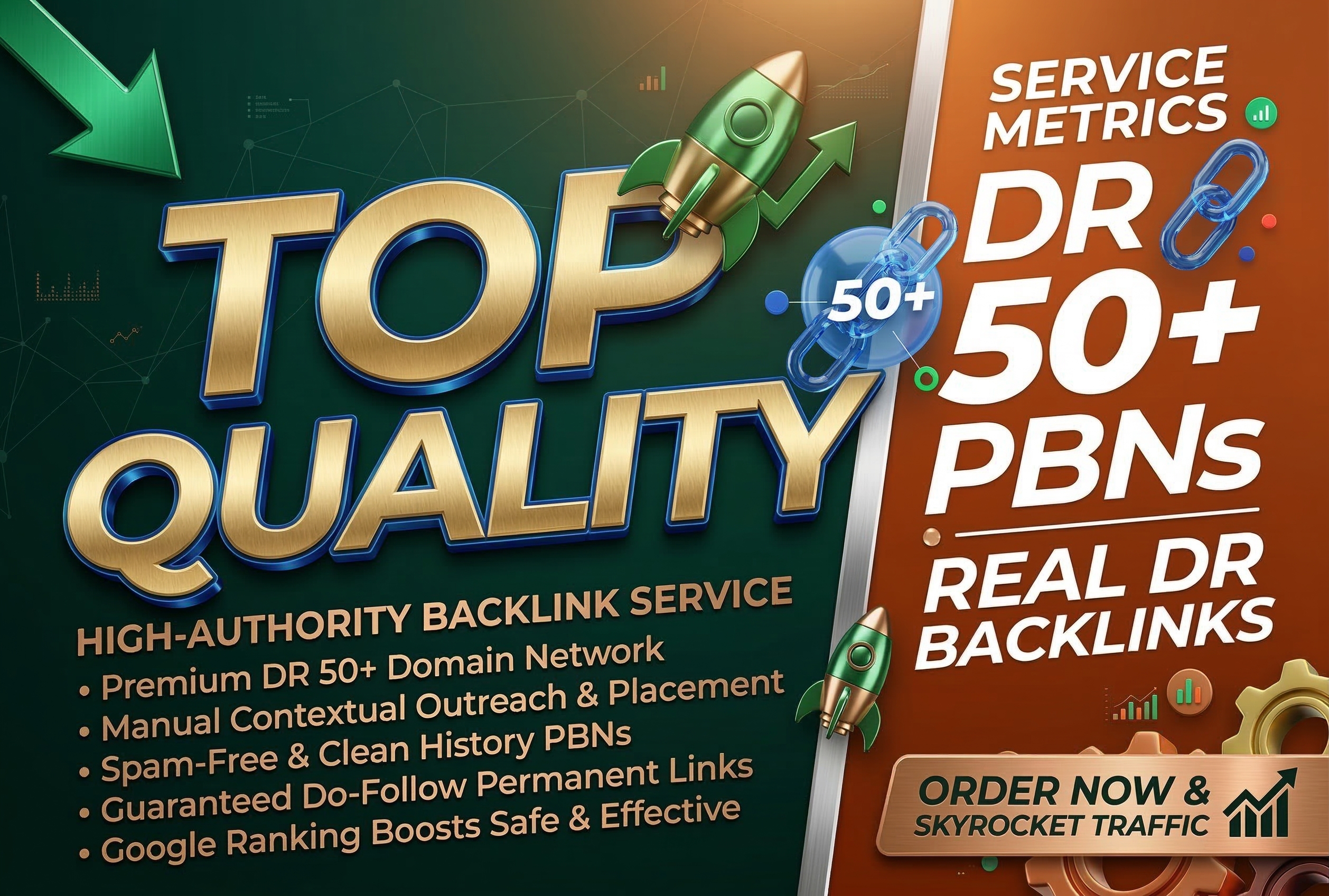 Build 55 High Quality DR50+ Homepage PBN Dofollow Bac...