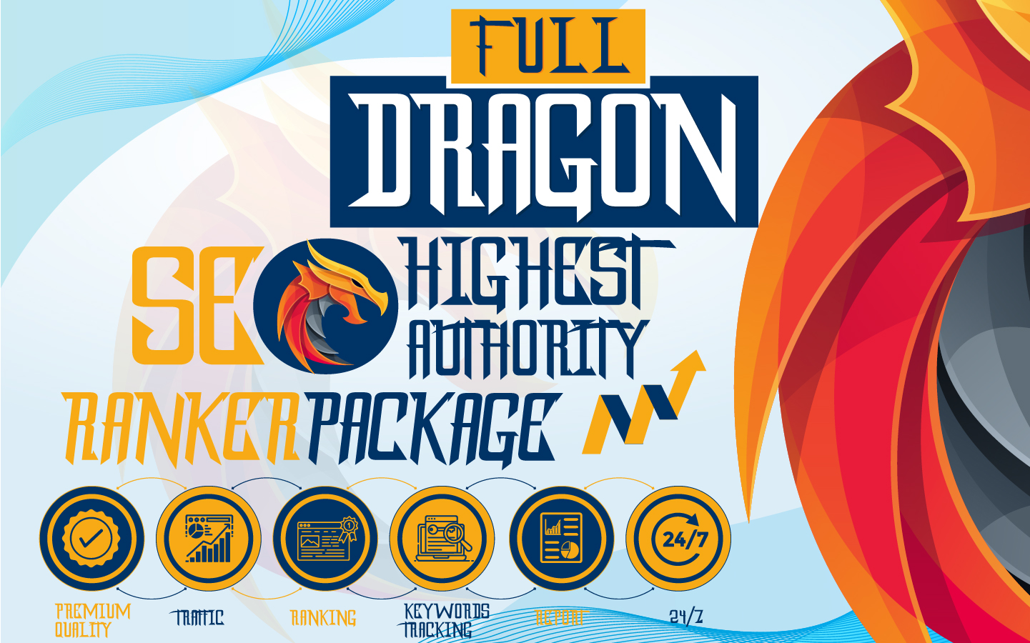Full Dragon Seo Highest Authority Ranker Package