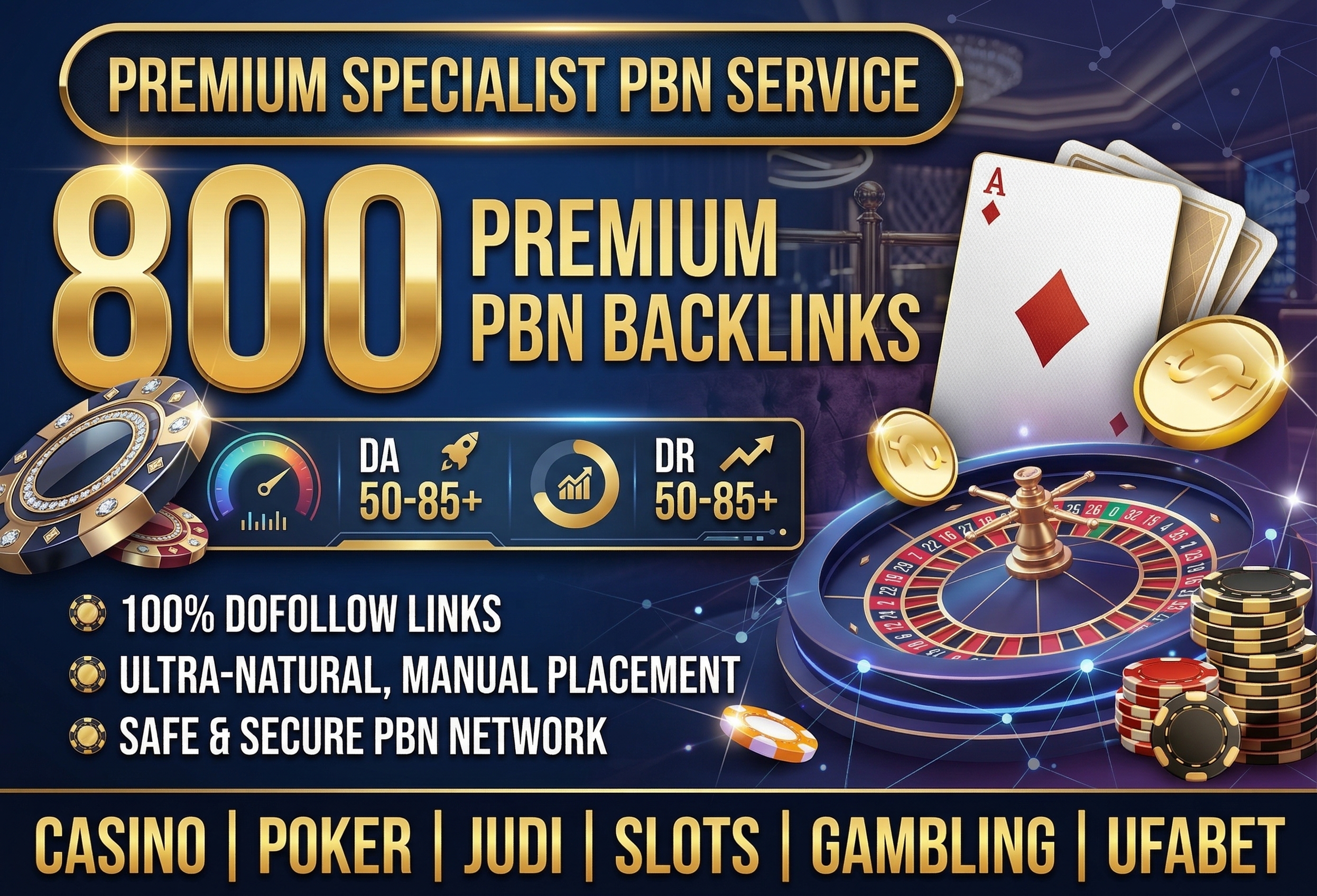 Powerful 800 PBN Homepage Backlinks DA 50 to 85+ | 2026 Updated Casino Poker Judi SmePage DA50 TO 80