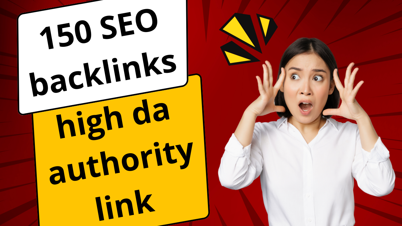 I'll do 150 SEO backlinks high da authority link stru...