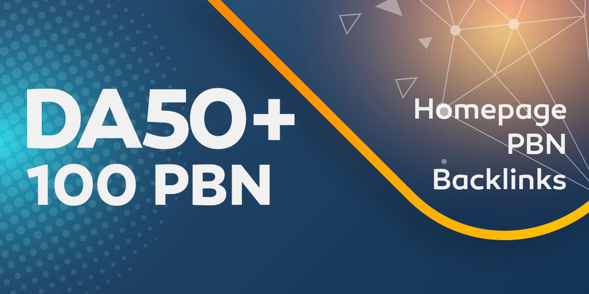 100 Powerful & Permanent DA50+ PBNs SEO Homepage Backlinks 
