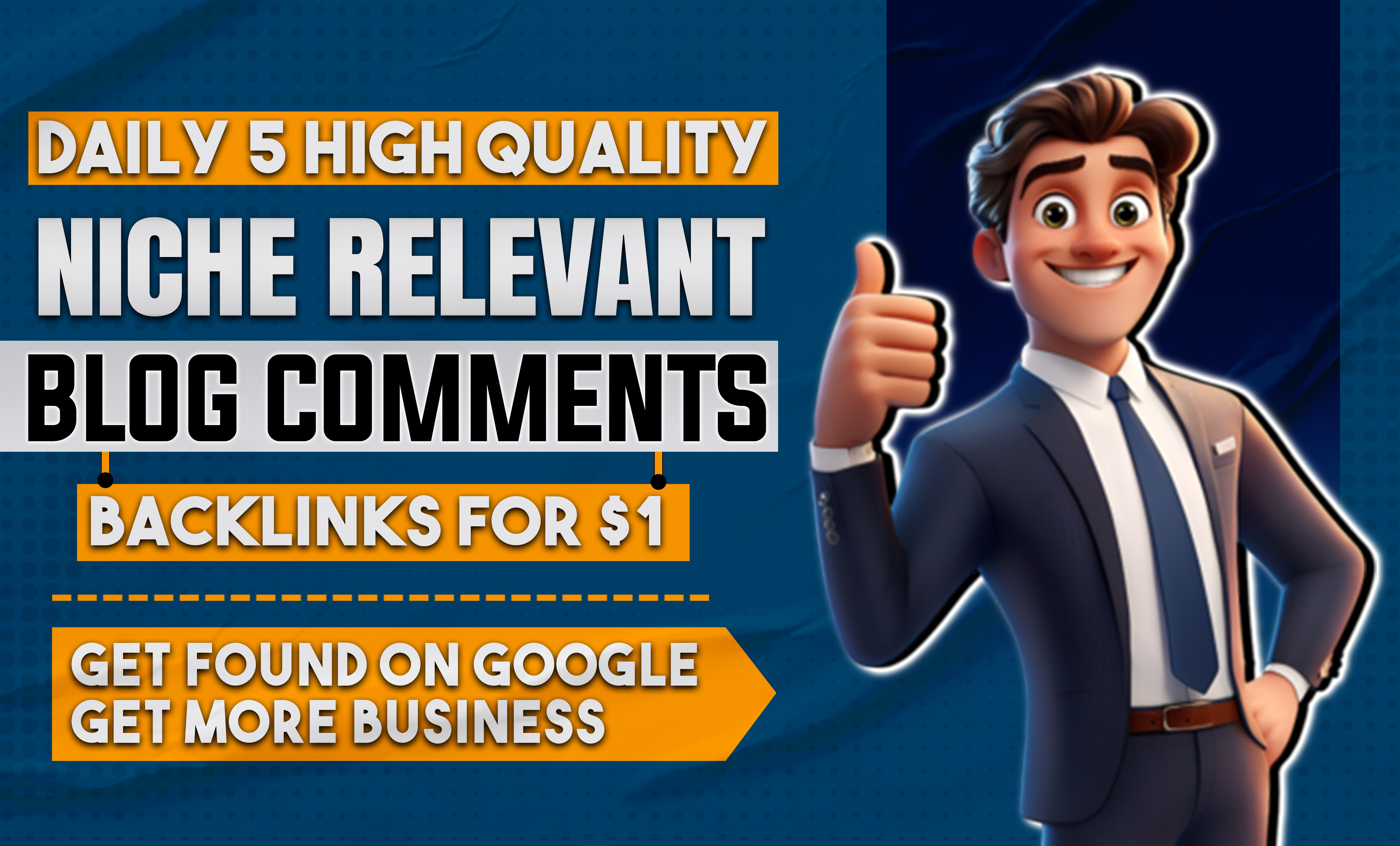 Provide daily 5 high Quality Niche relevant blog comm...