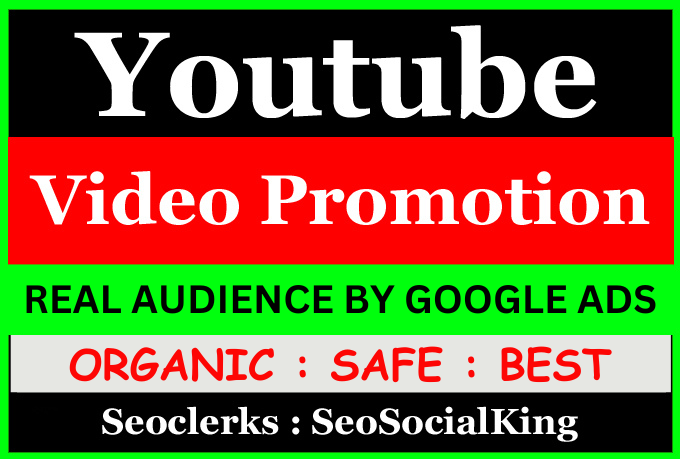 YouTube video Audience through Google ads Promotion