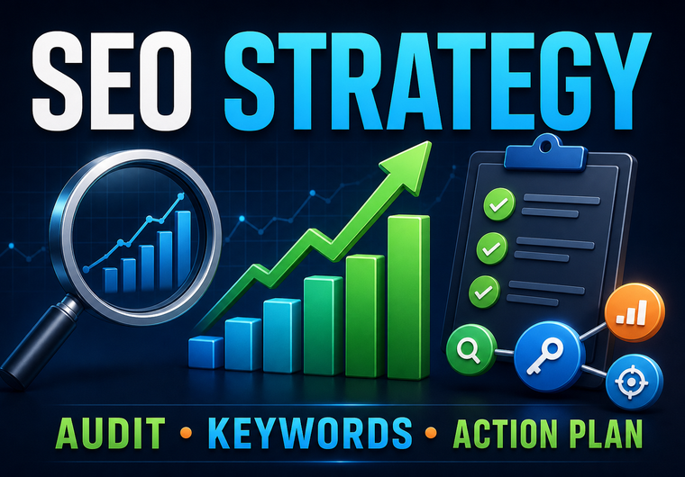 I will create a complete SEO audit and growth action plan