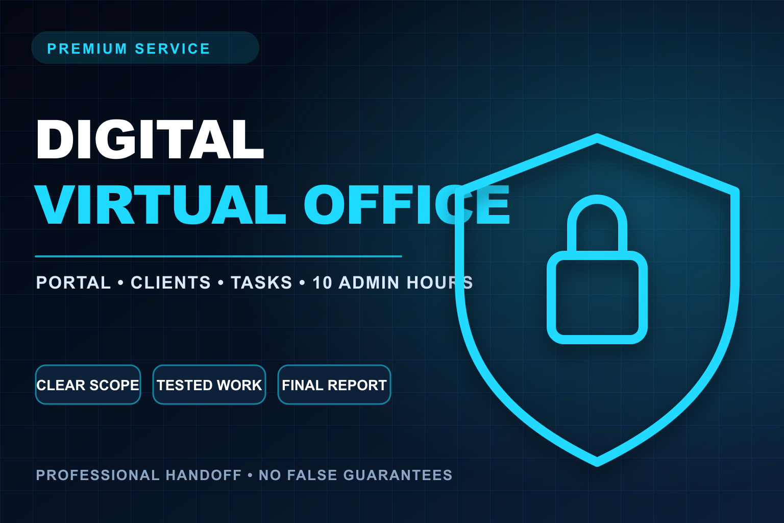 I will set up and operate your digital virtual office for 30 days