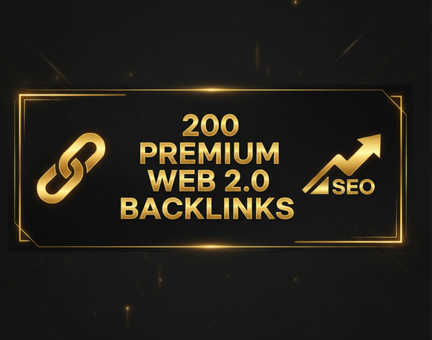 200 premium web 2.0 backlinks Da 30 to 70 all links a...