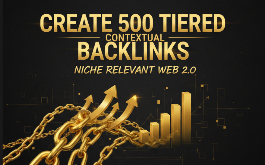 create 500 tiered niche relevant web 2.0 contextual b...