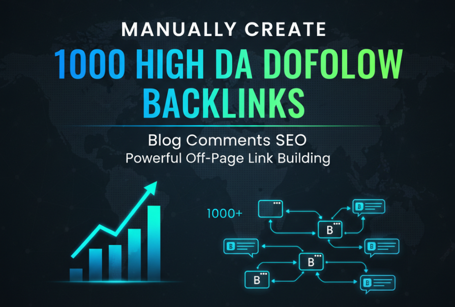 I will provide 1000 Blog comments backlinks from high quality blogs