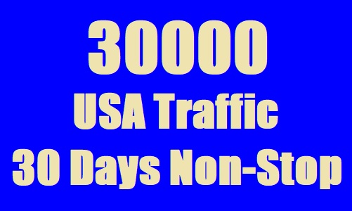 1000 Daily Real Web Traffic from USA 