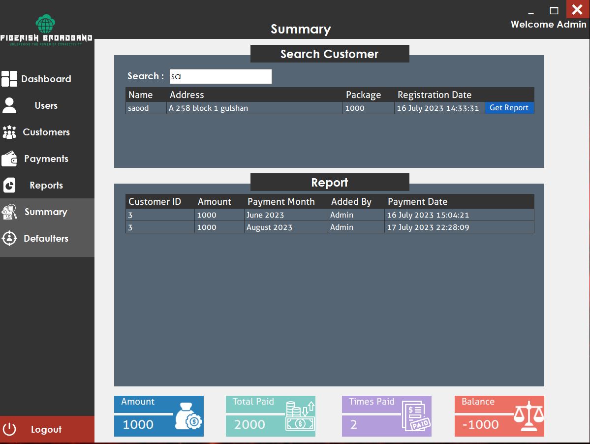 software to manage customers for monthly payments