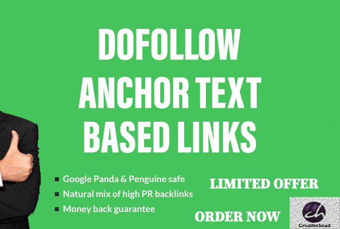 Dofollow Anchor Text Based Links from top sites
