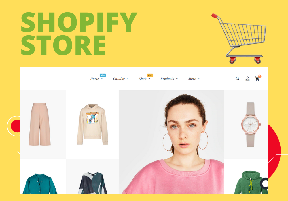 Create Shopify Dropshipping Store, Shopify Website