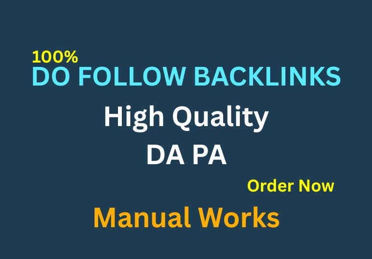 I Will Build 100 High-Quality Do-Follow Backlinks for...