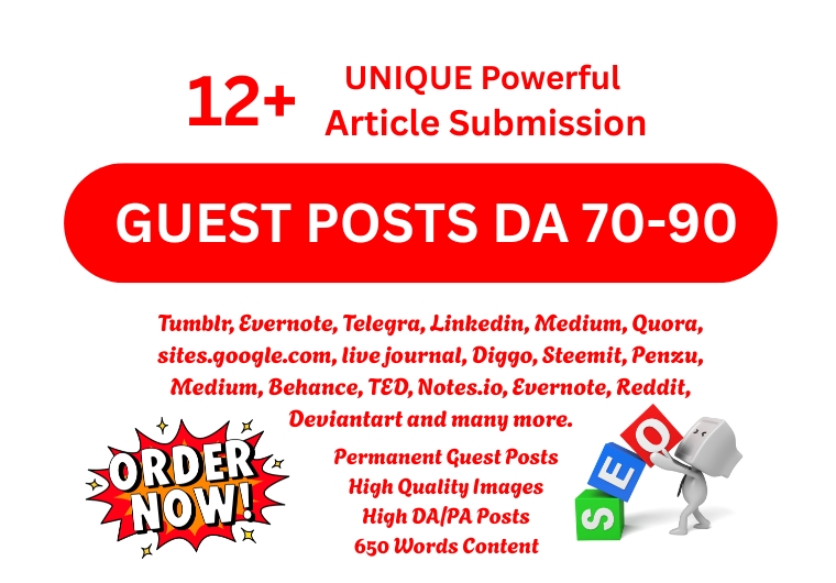 Get 12 Unique Manual Article Submission Backlinks on ...
