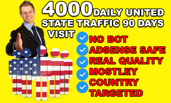 4,000 Daily Real Website Traffic for 90 Days | Long-Term SEO Growth & Authority Boost