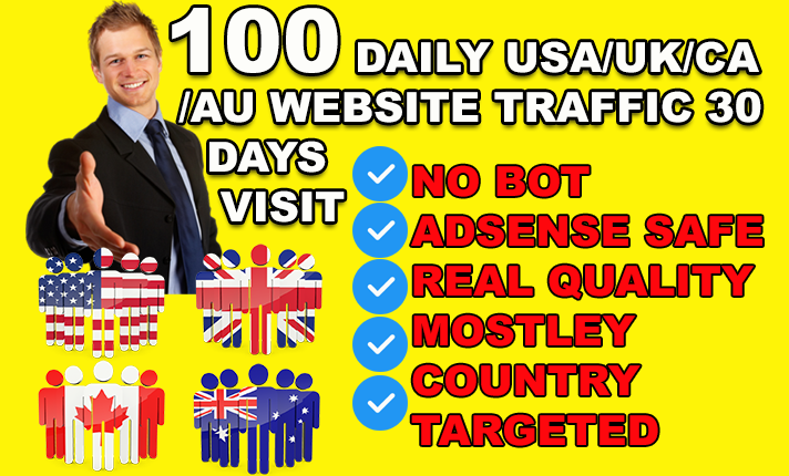 Send Targeted Traffic From Any Country (USA, UK, CA, AU)