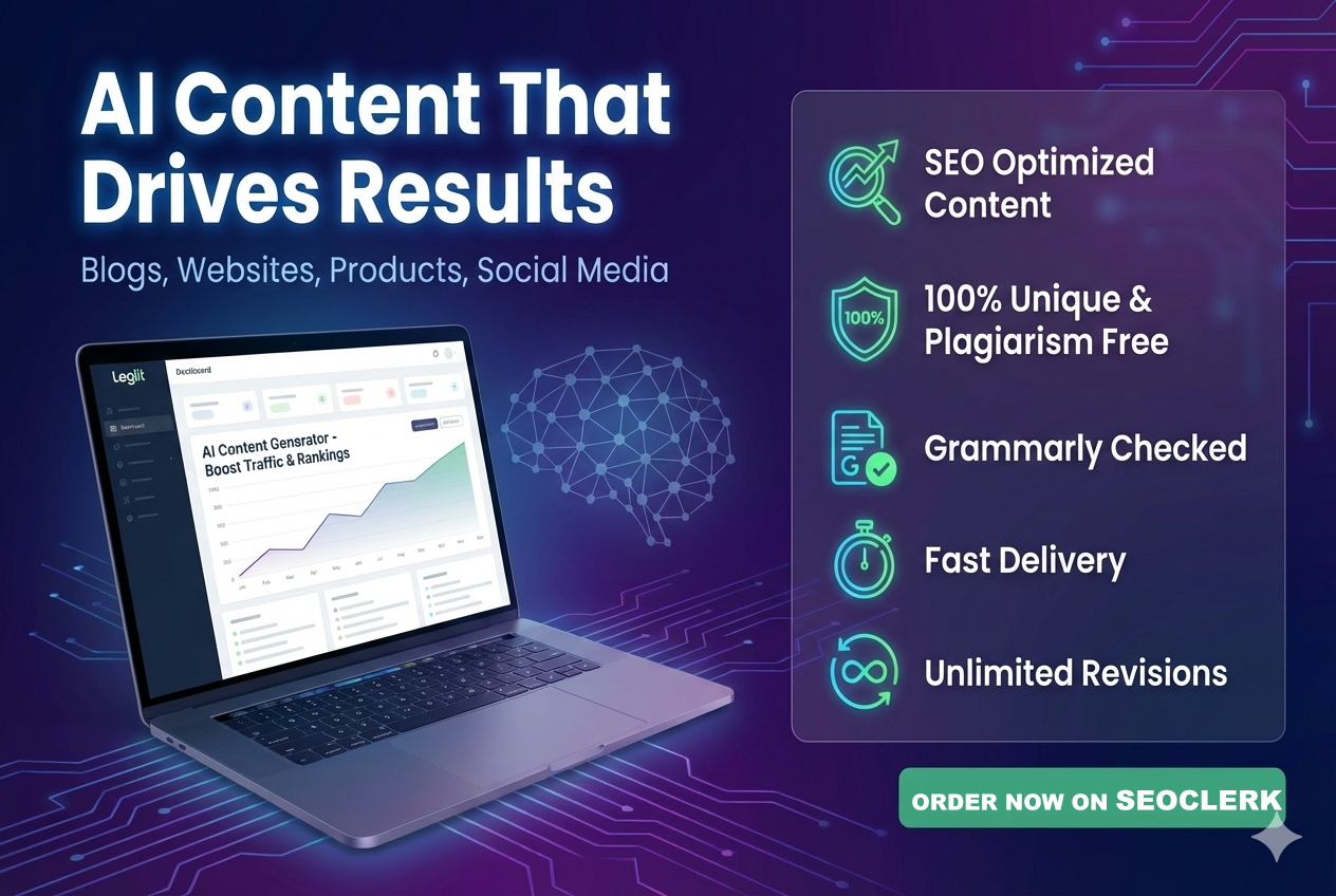 I will write SEO optimized AI blog posts and articles that rank on Google