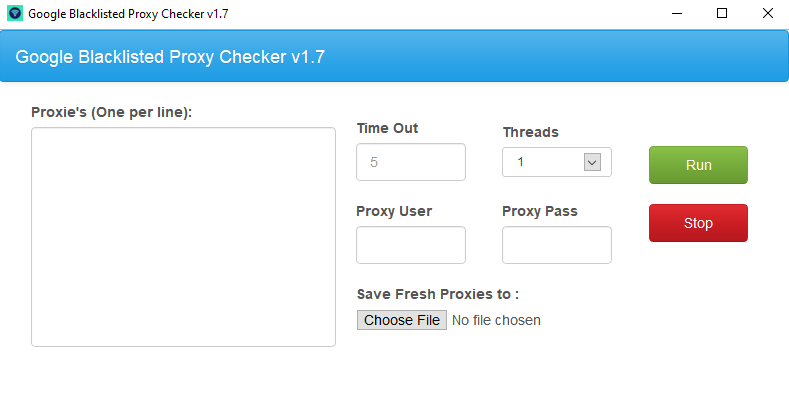 3 In one - Global Blacklisted Proxy Checker And Verifier Software V1.7