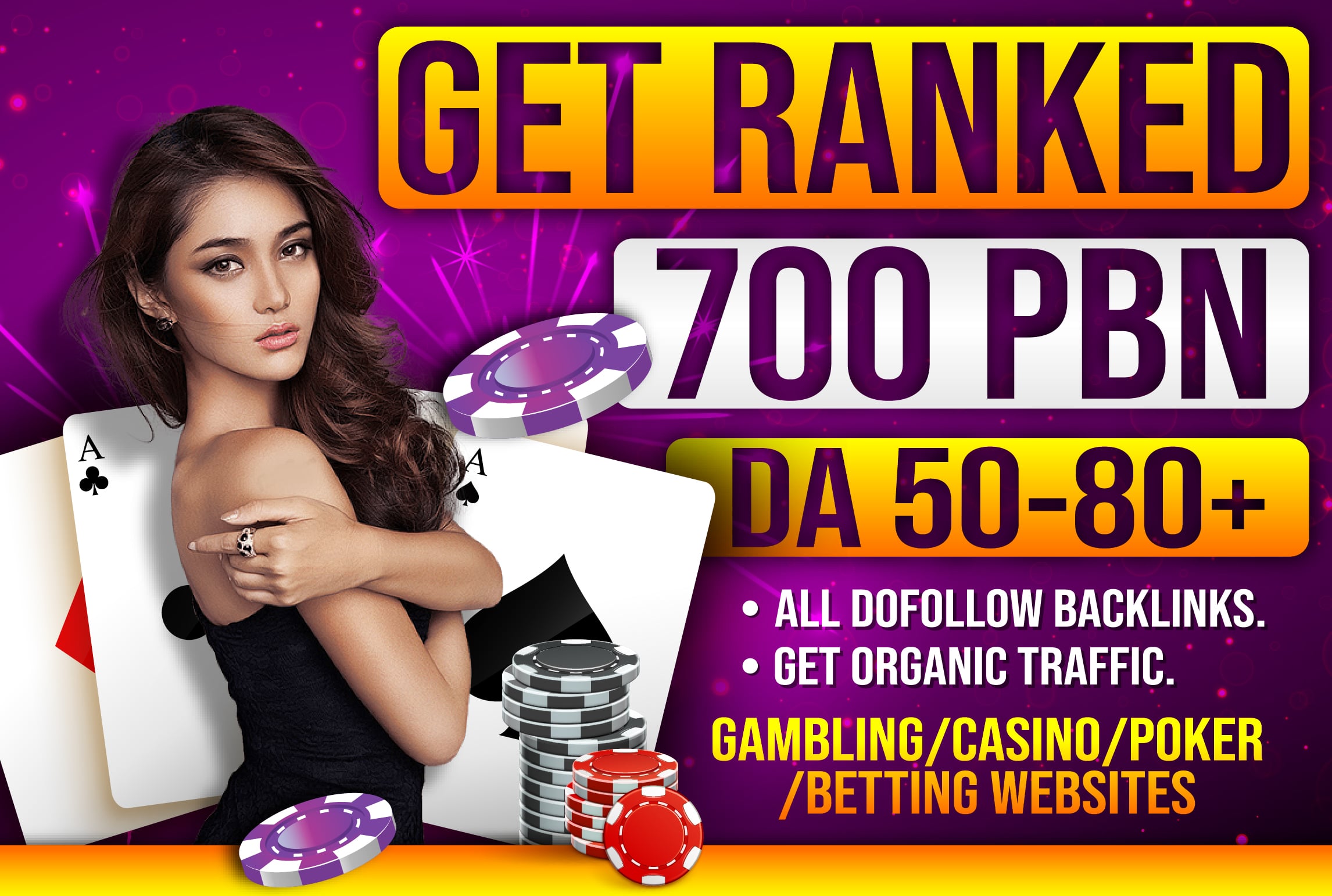 Special 700 PBN DA&DR 50 to 80 Rank your website Casino Poker Judi slots Gambling