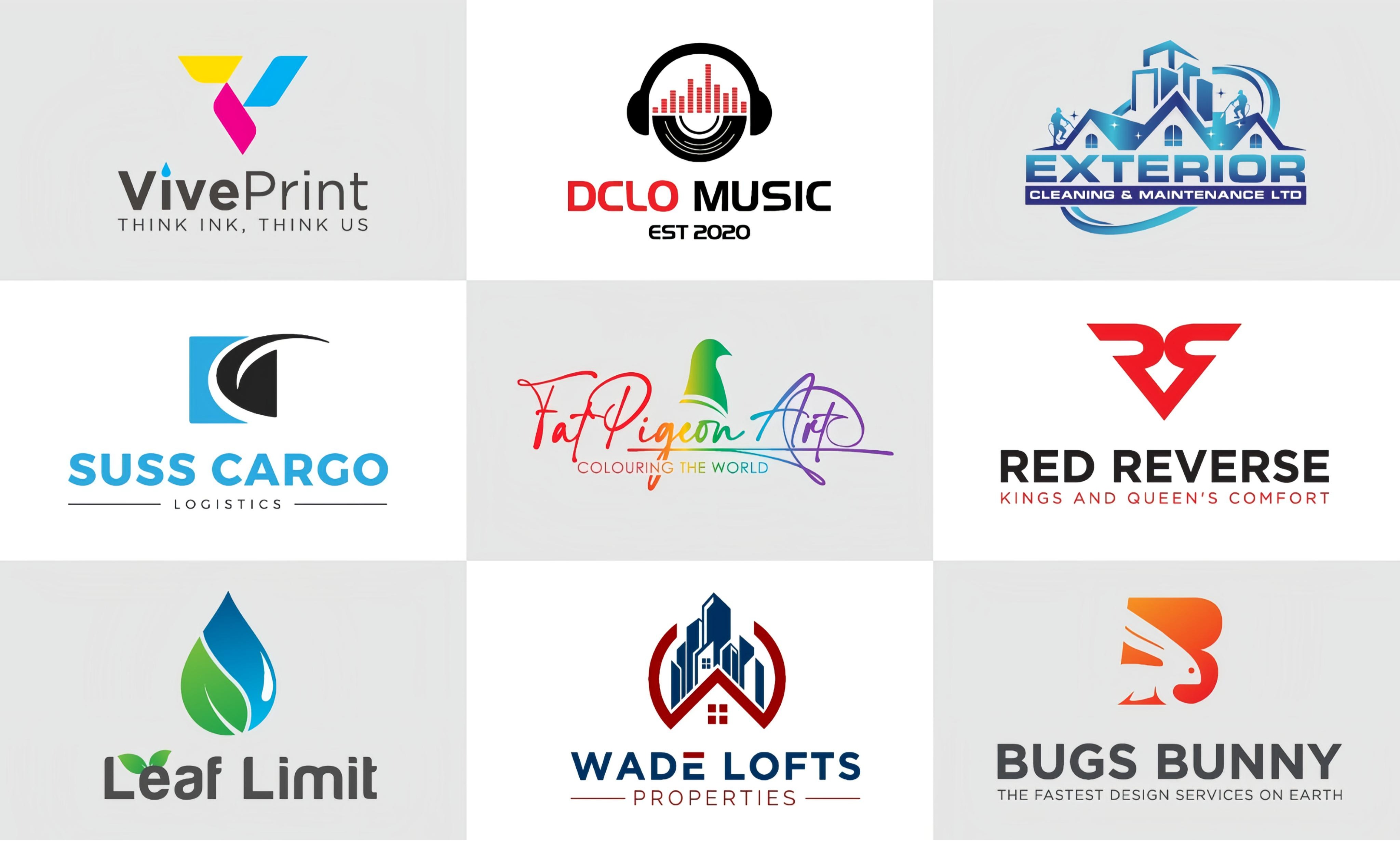 3 PROFESSIONAL logos with FREE jpg, Psd, Ai, and u...