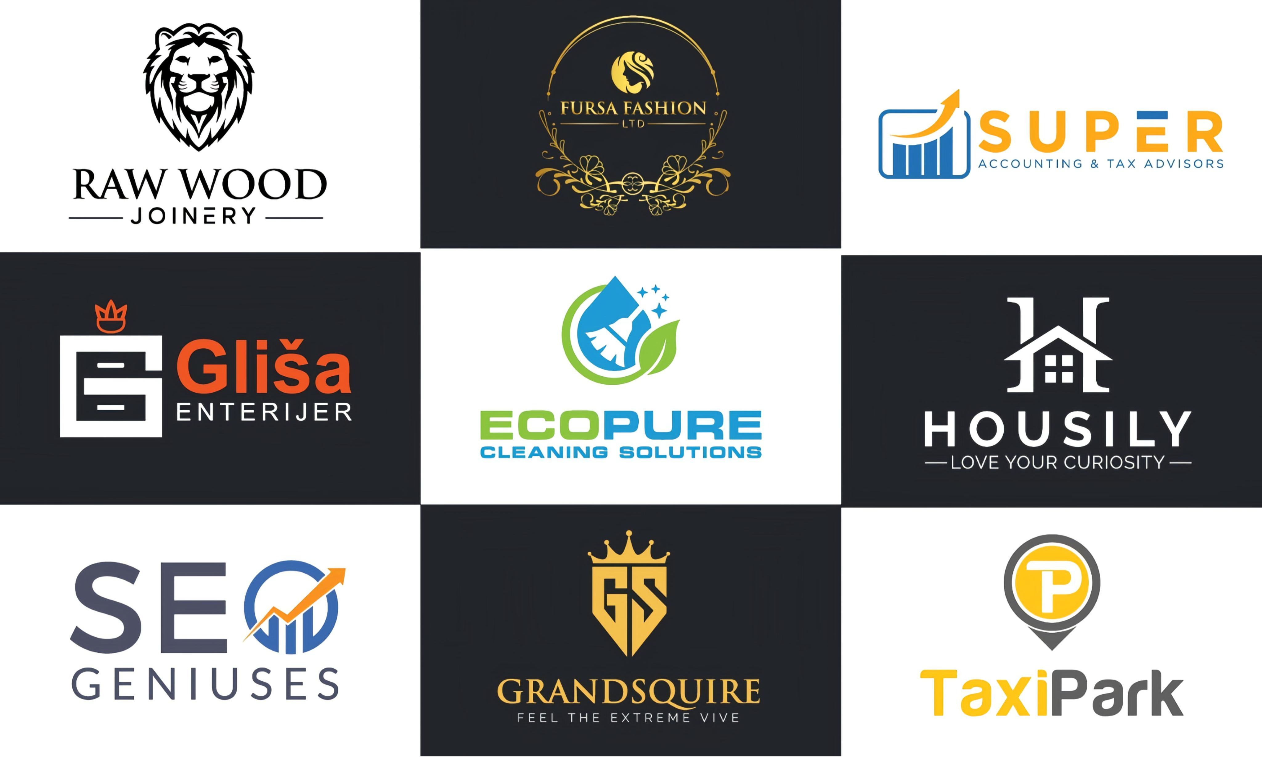 3 PROFESSIONAL logos with FREE jpg, Psd, Ai, and unlimited revisions