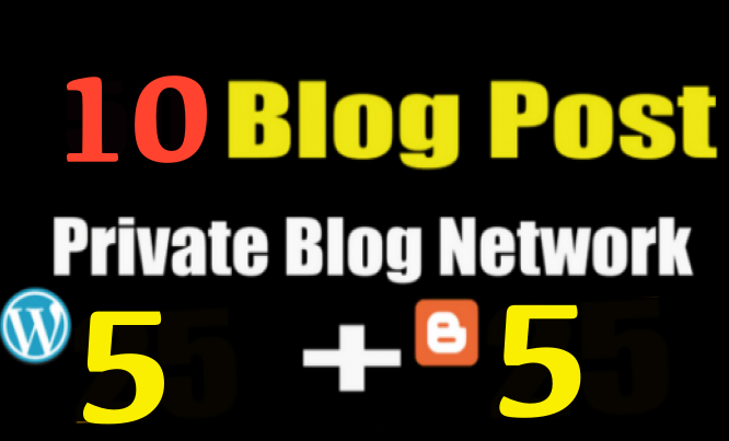 I Will Create 10 PBN Backlinks on Blogger and WordPre...