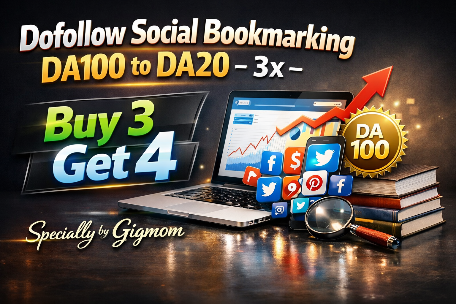 100 Dofollow Soocial Bookmarking DA100 to DA20 -3x - ...