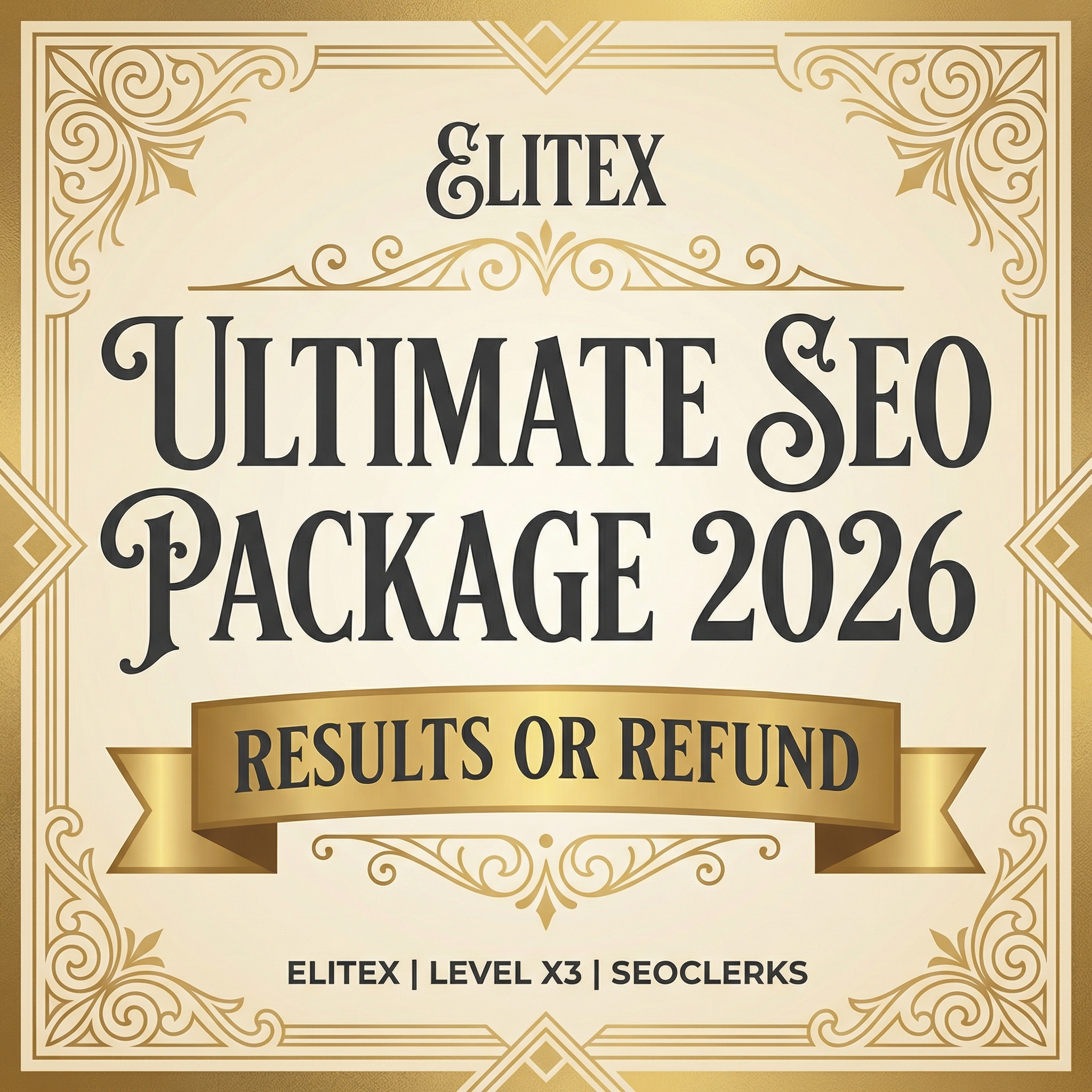 EliteX Guaranteed Rankings or Full Refund - Advanced SEO Package V2.0 with Real-Time Rank Tracker