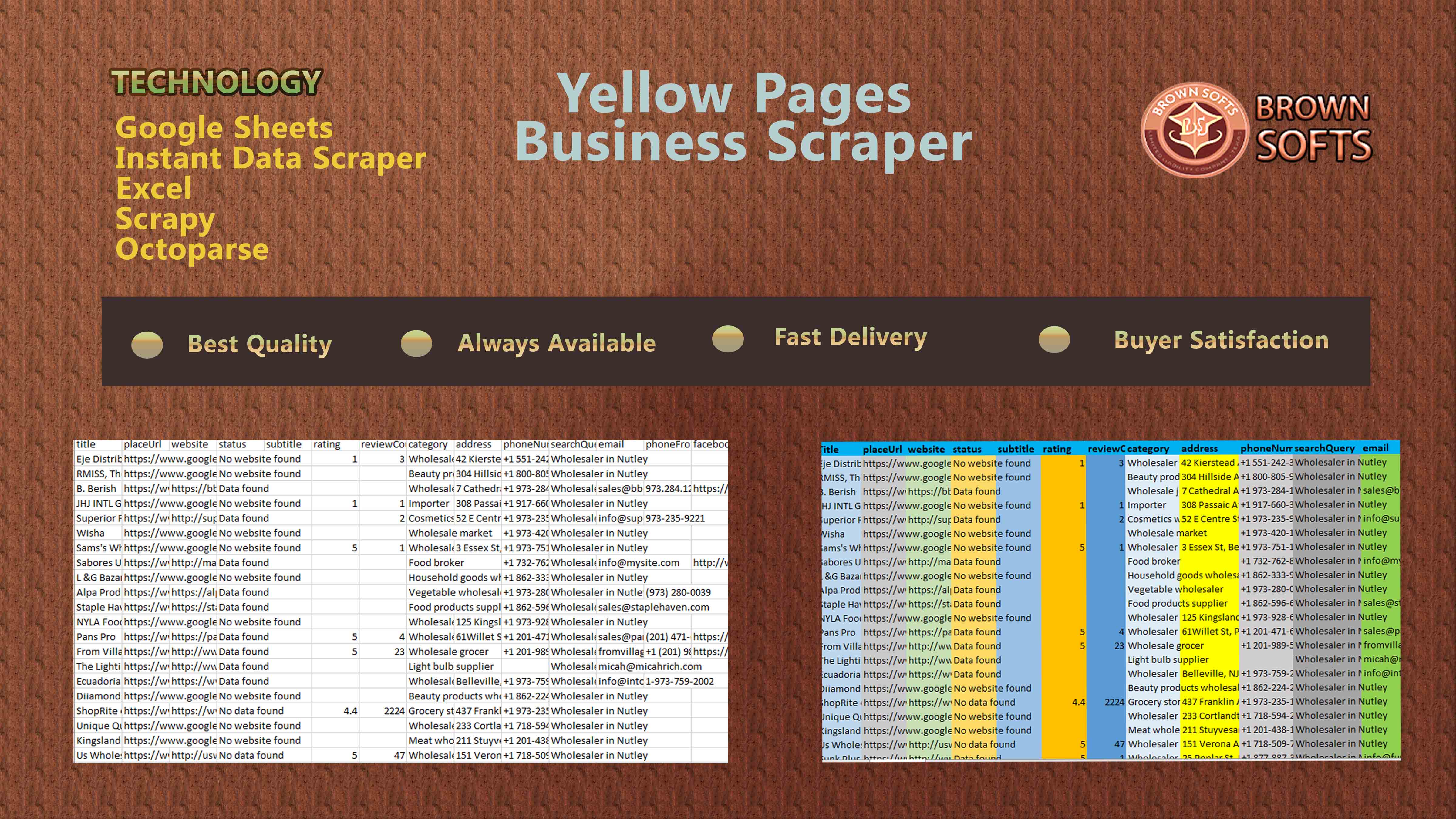 We Provide Yellow Pages Data Scraping Services