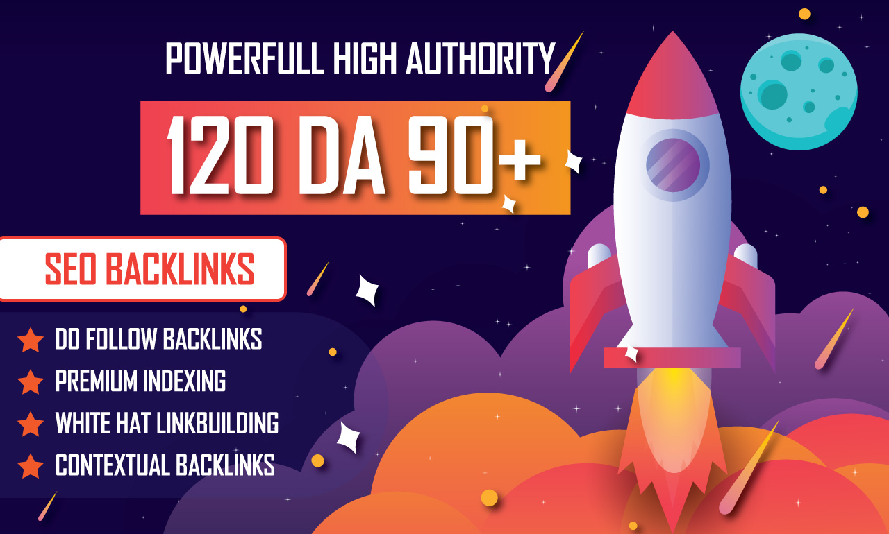 Powerful 120 Seo Backlinks with Links From DA 100 Sites To Boost Rankings Fast