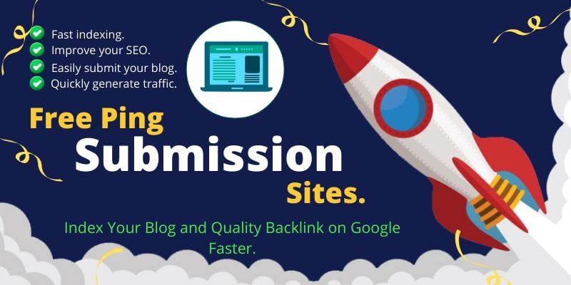 Do ping or submit website, webhost to over 1500 sites