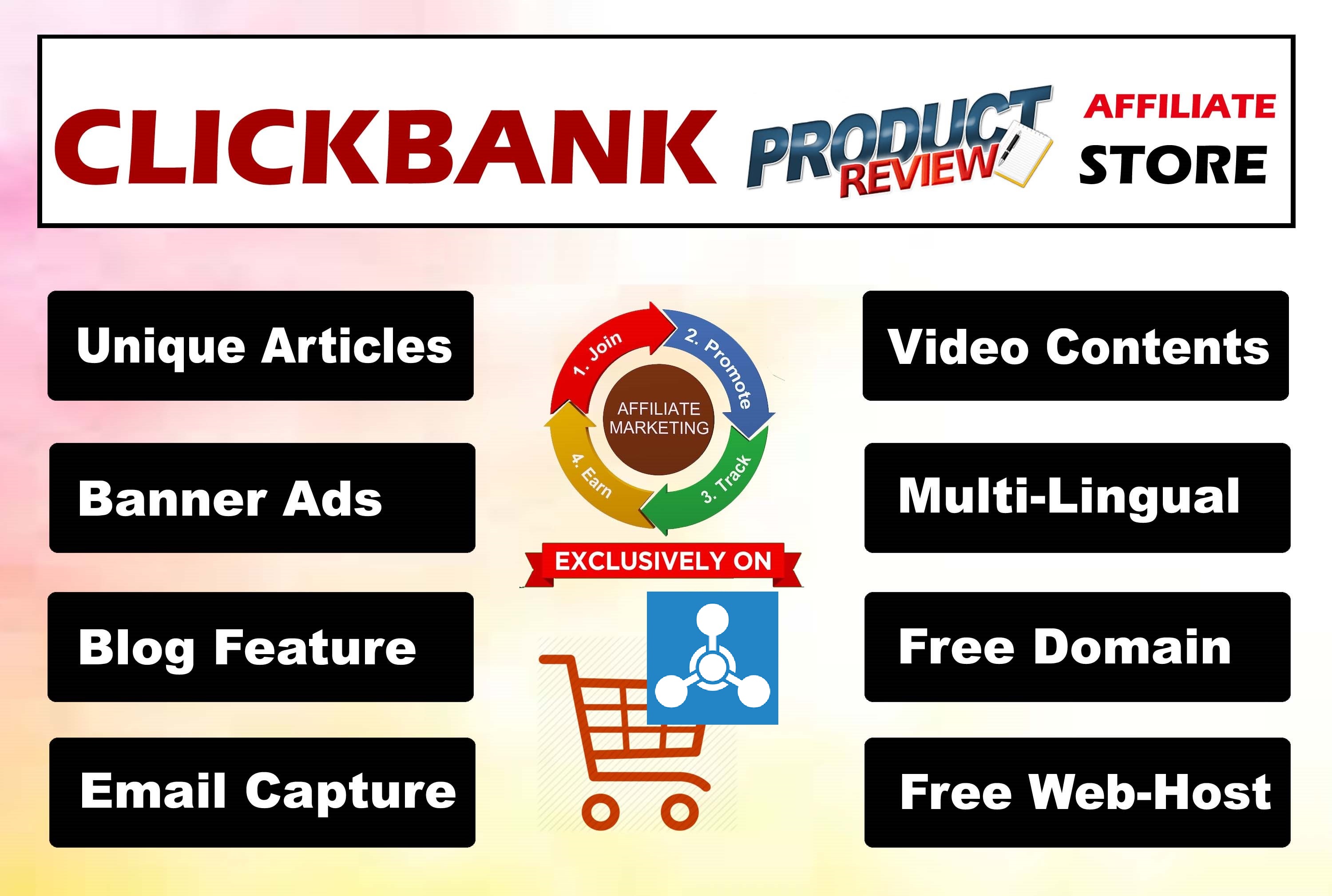 design Clickbank & Amazon Affiliate Product Websi...