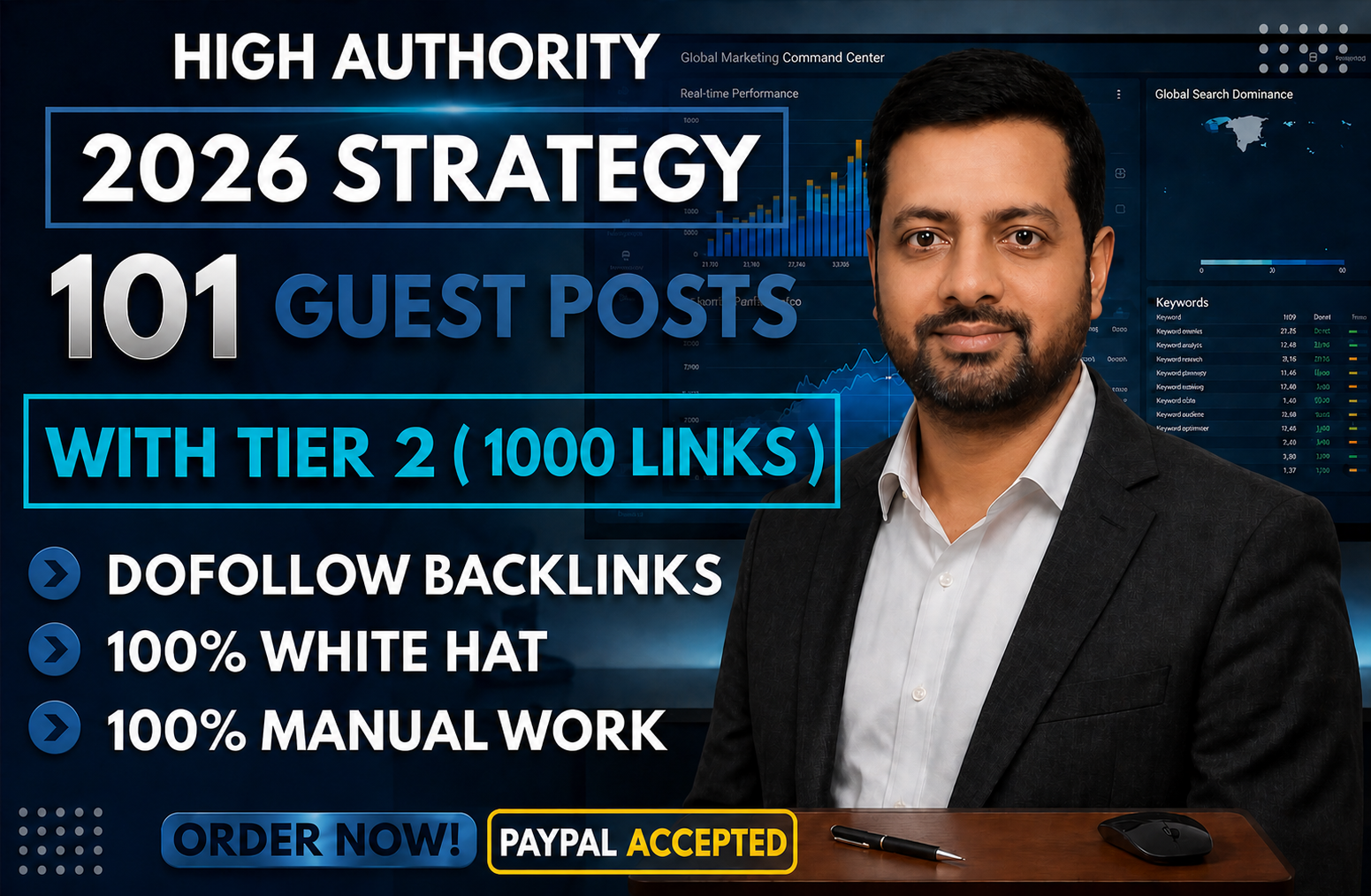 101 Powerful Do-follow Guest With Tier 2 1000 Comment...