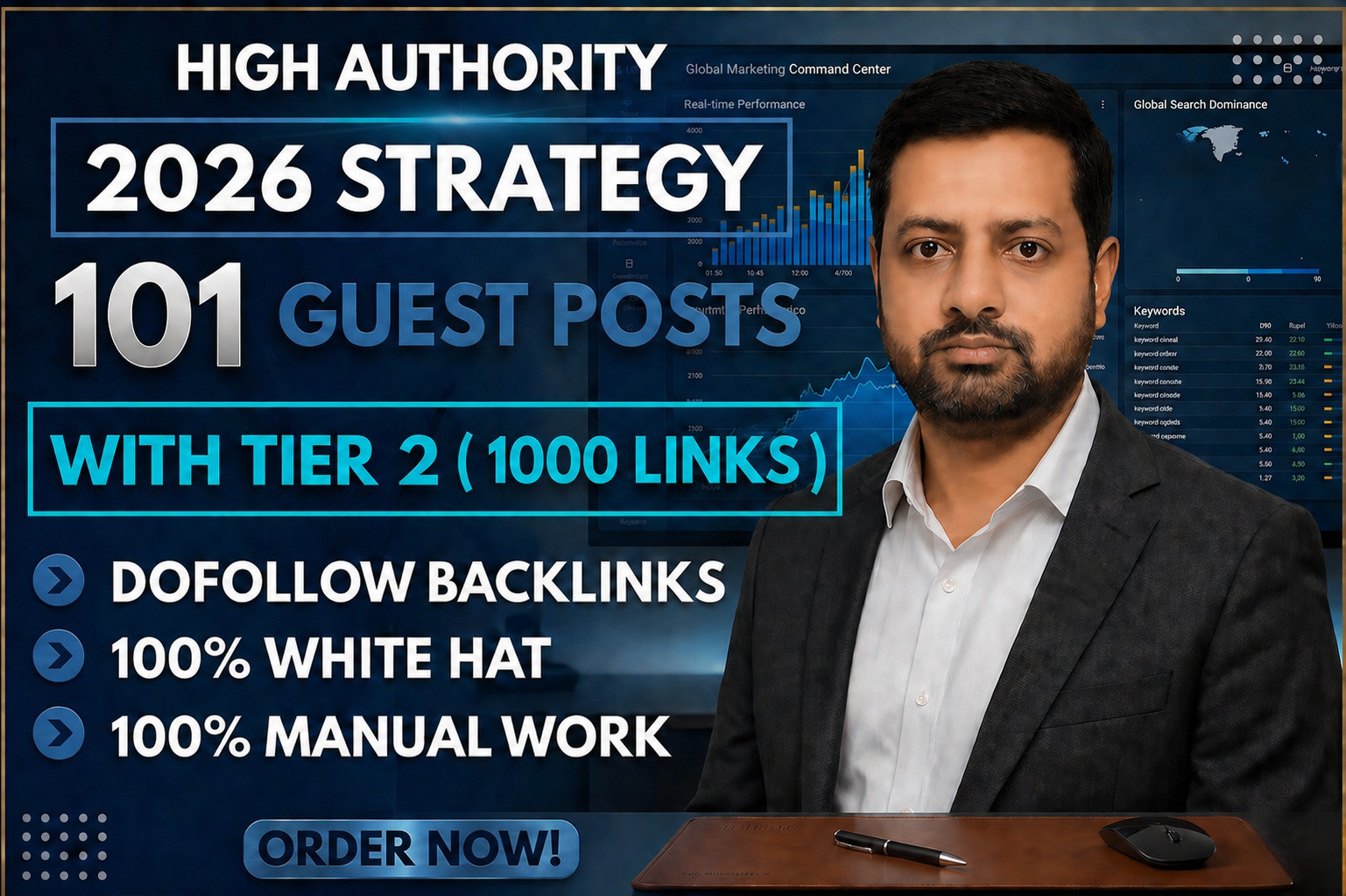 101 Powerful Do-follow Guest With Tier 2 | 1000 Comments backlinks