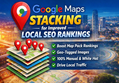 10.000 Google Maps Stacking for Improved Local SEO Ra...