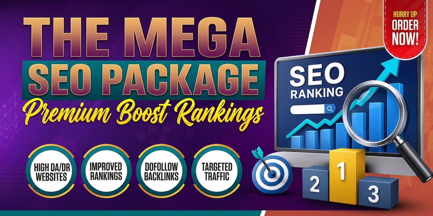 Premium The Mega SEO Package - Boost Rankings with Safe & Proven White-Hat Ranking