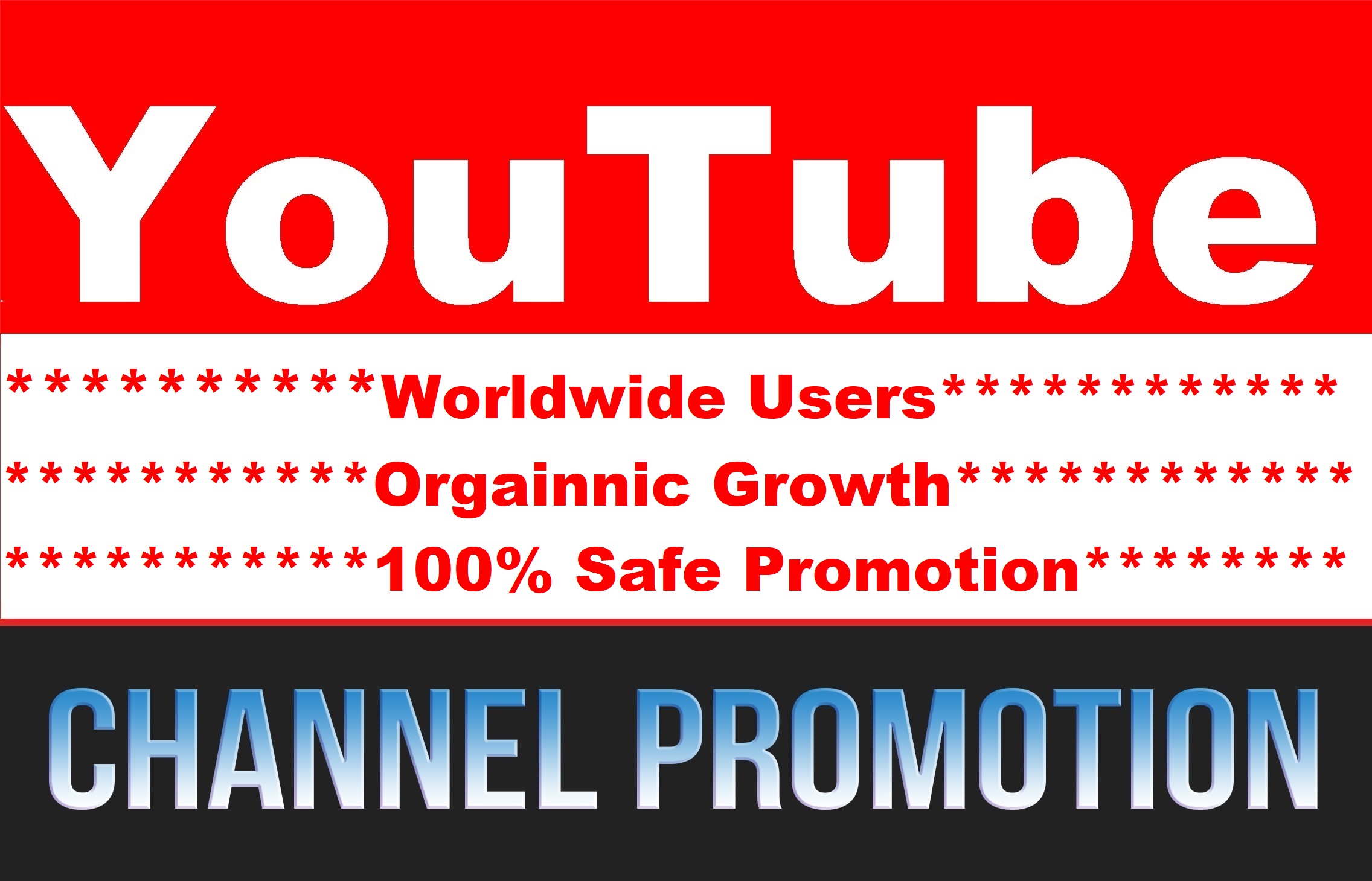 YouTube Account And Video Promotion Marketing