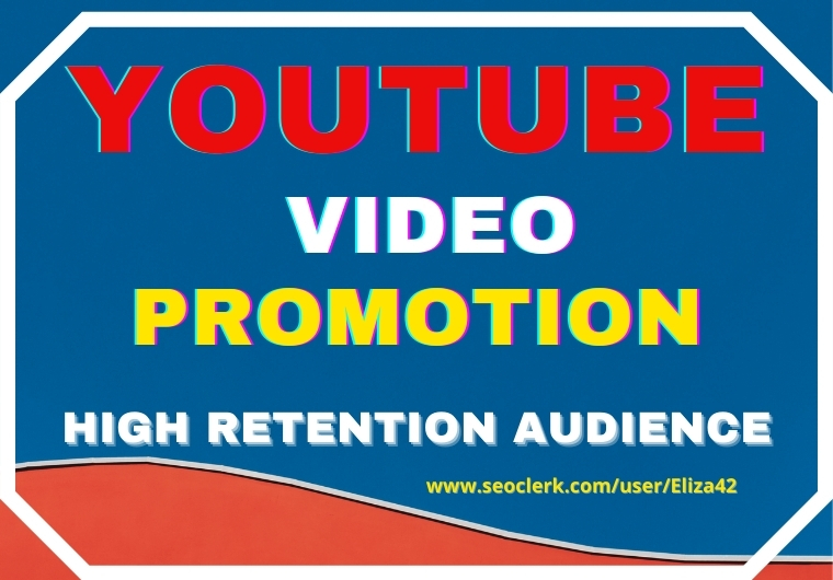 YOUTUBE VIDEO PROMOTION FROM ORGANIC HIGH RETENTION Audience