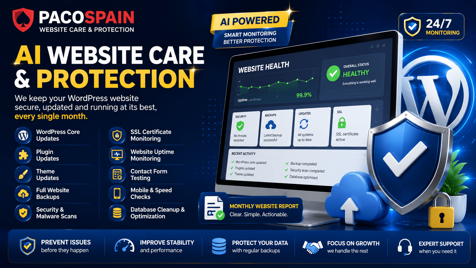 AI Website Care & Protection Plan