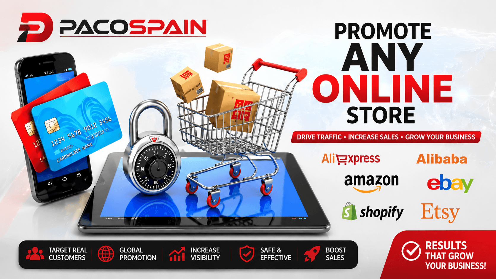Promote Your Online Shop, Etsy, eBay, Shopify Stor...