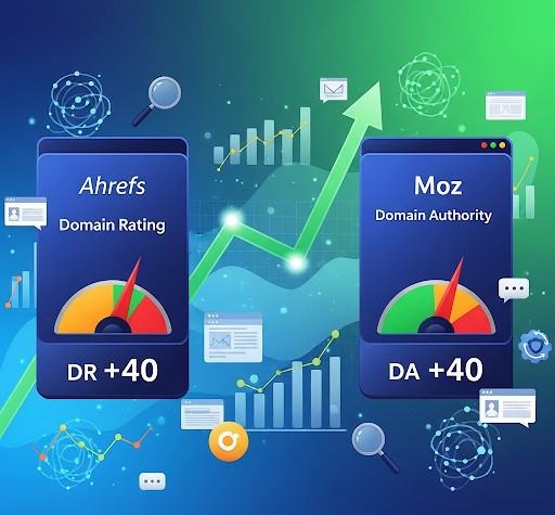 Increase Moz DA and Ahrefs DR Simultaneously to 40+ 