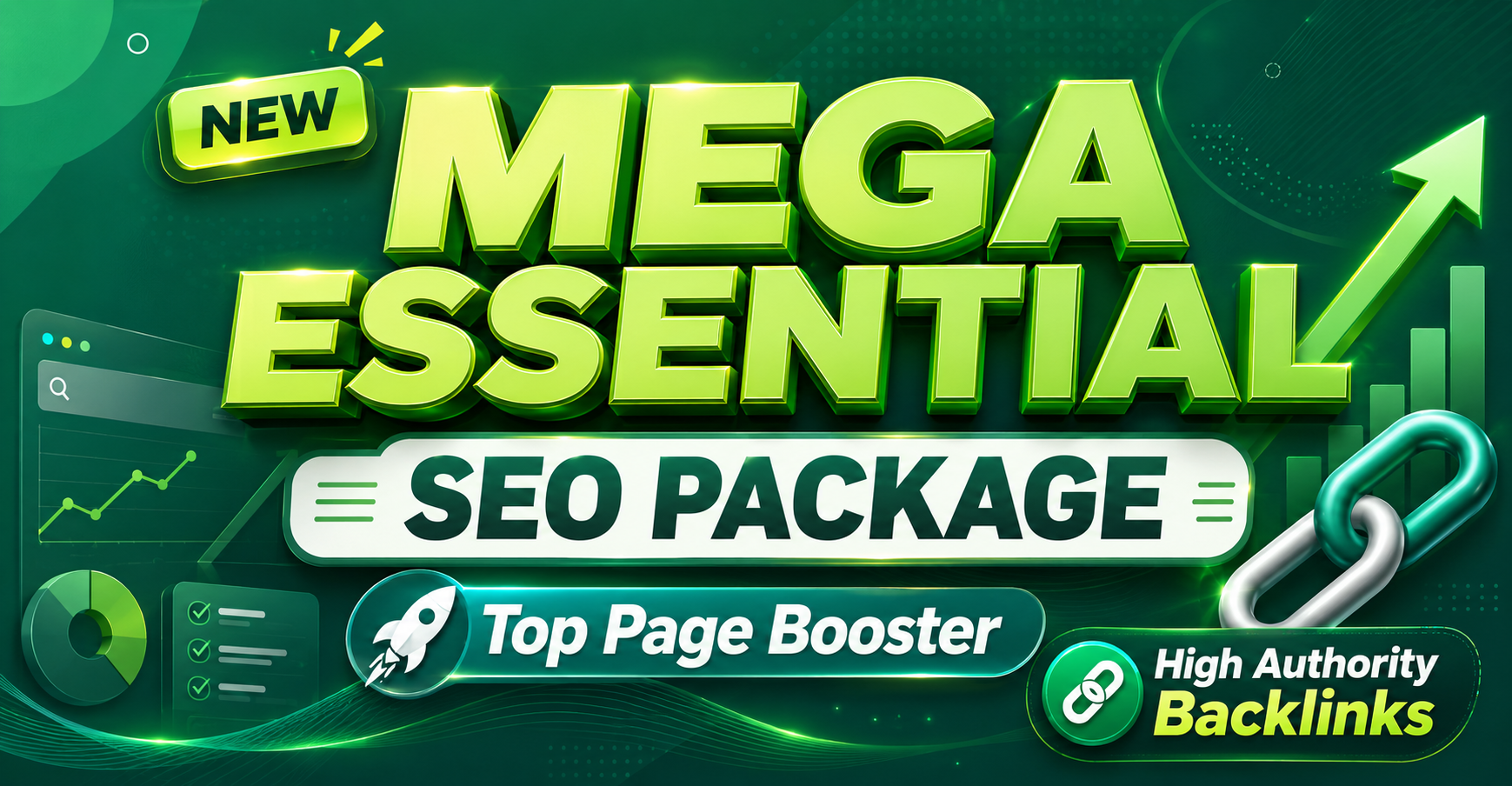 Top Page Booster New MEGA ESSENTIAL SEO PACKAGE High Authority Backlinks
