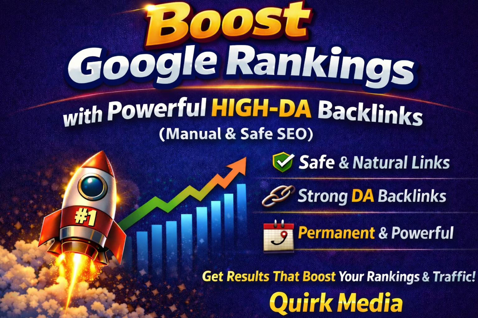 Boost Google Rankings with Powerful HIGH-DA Backlinks (Manual & Safe SEO)