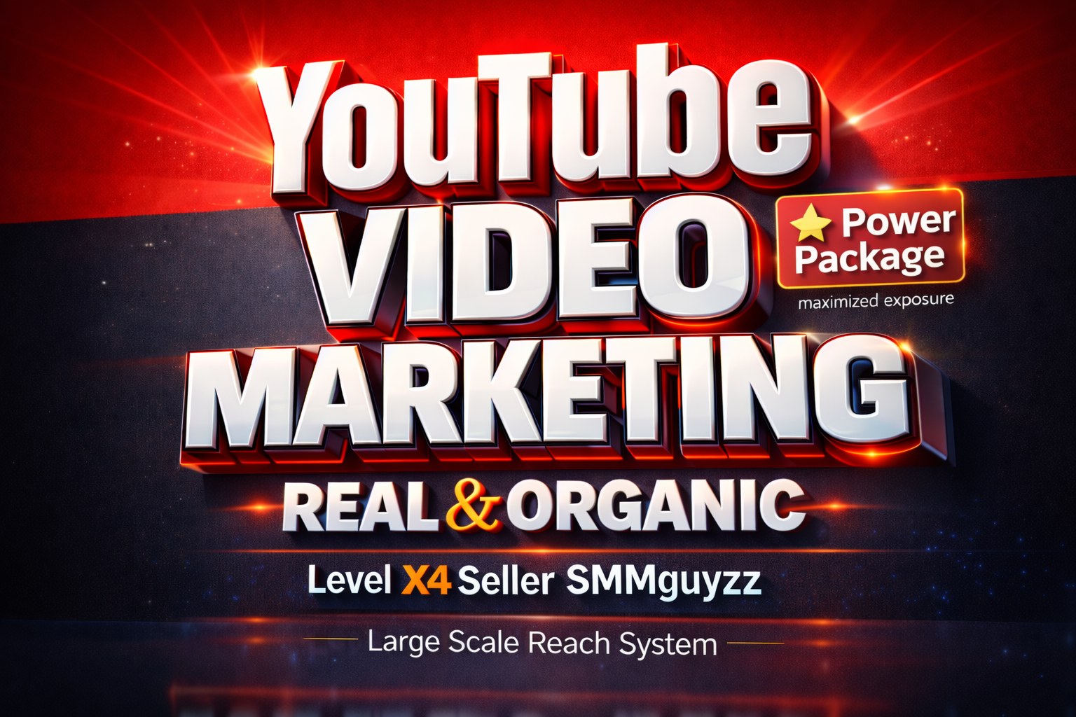 Boost YouTube Video Reach with Premium Real Audience Powerful Package