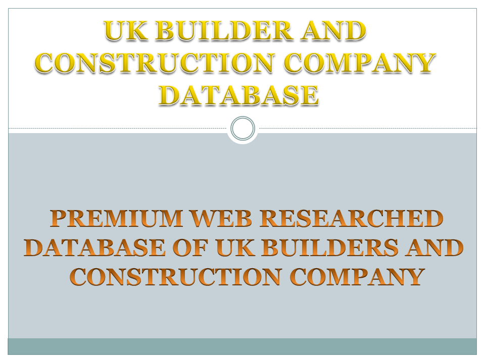 13K+ Records of UK Builders & Construction Compan...