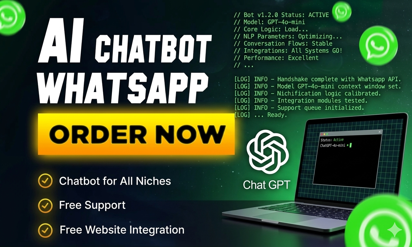 I will create a whatsapp chatbot using whatsapp business API