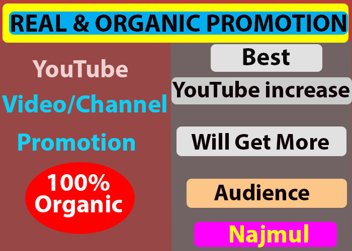 Youtube Video Promotion High-Quality via social media marketing 
