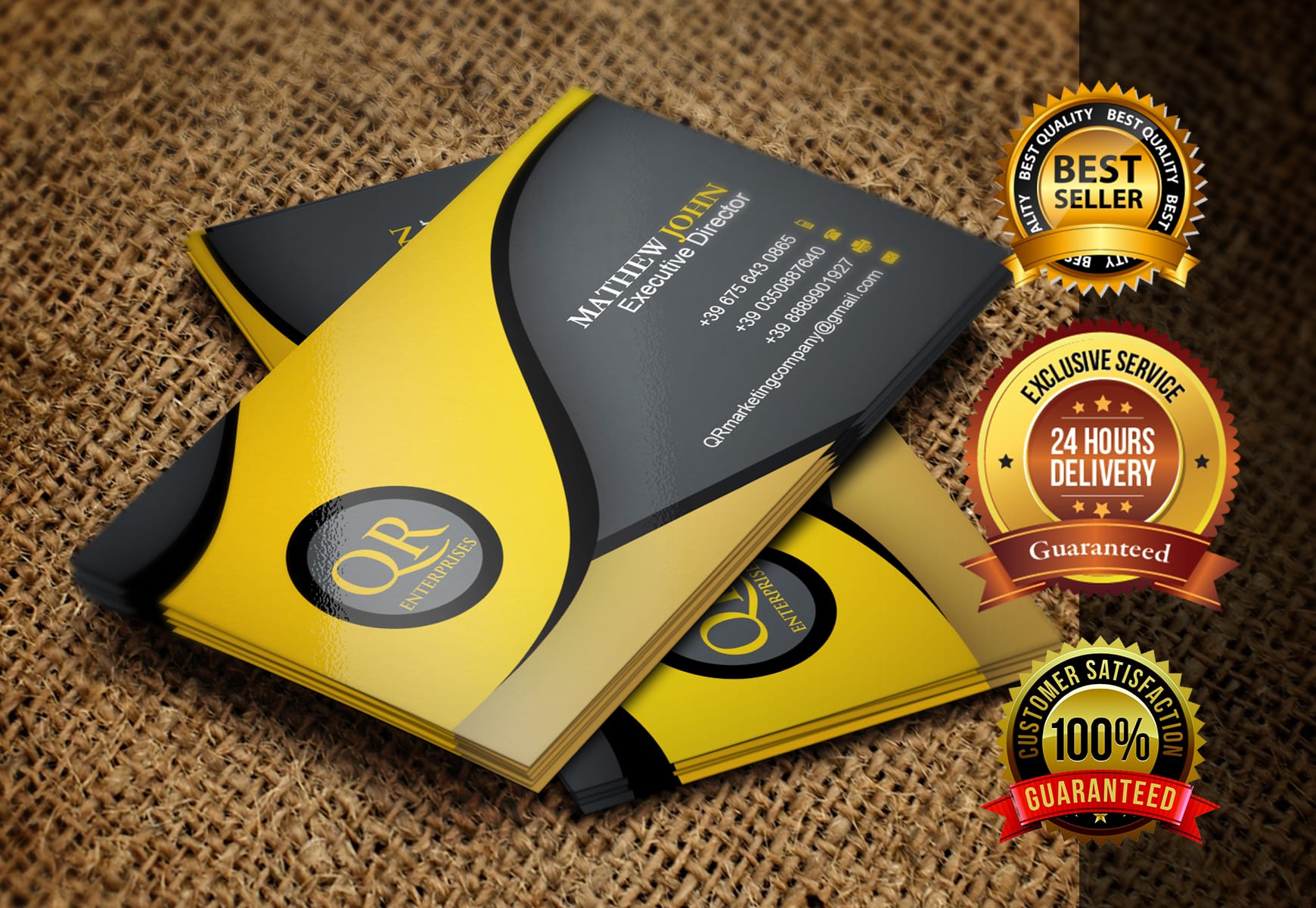 I will do professional & unique business card des...