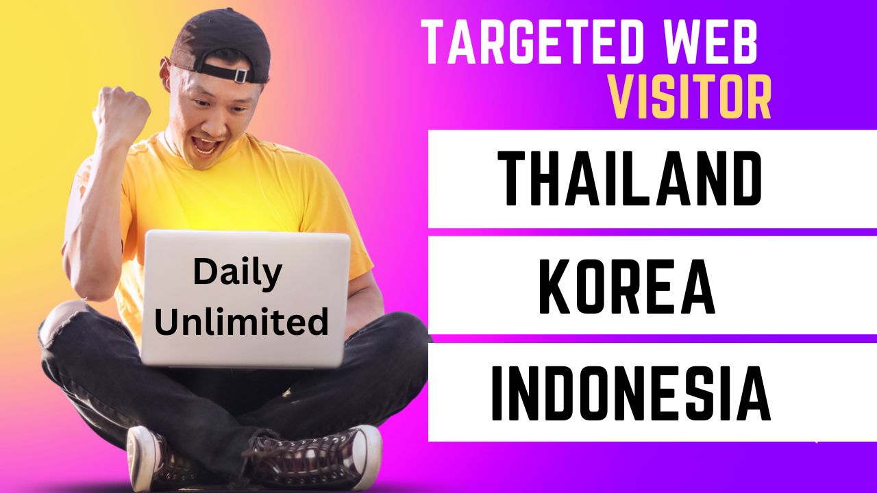 Get Keywords Based Thailand, Korea, Indonesian Visitor to your Website for 5 Days