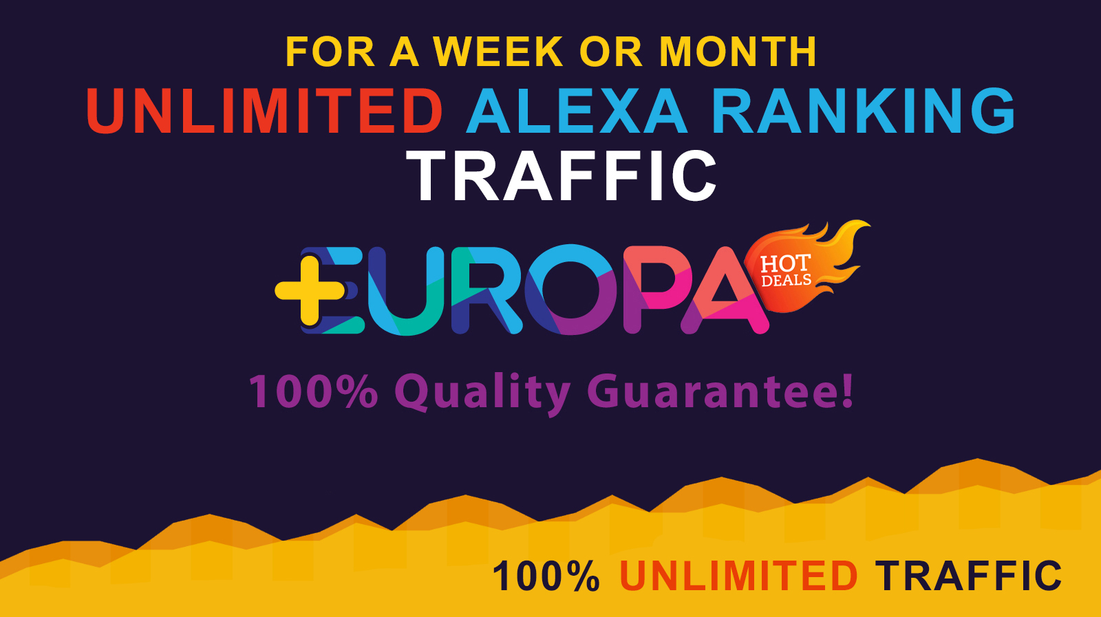 UNLIMITED ALEXA RANKING TRAFFIC | FOR A WEEK OR MONTH | PLUS BONUS